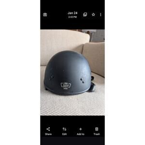 GMax GM-35 Half 1/2 Helmet Full Dressed Matte Black Size Medium